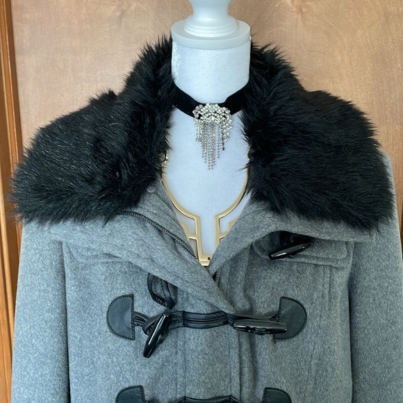 Cozy Gray Wool Jacket by Express - Picture 3 of 17